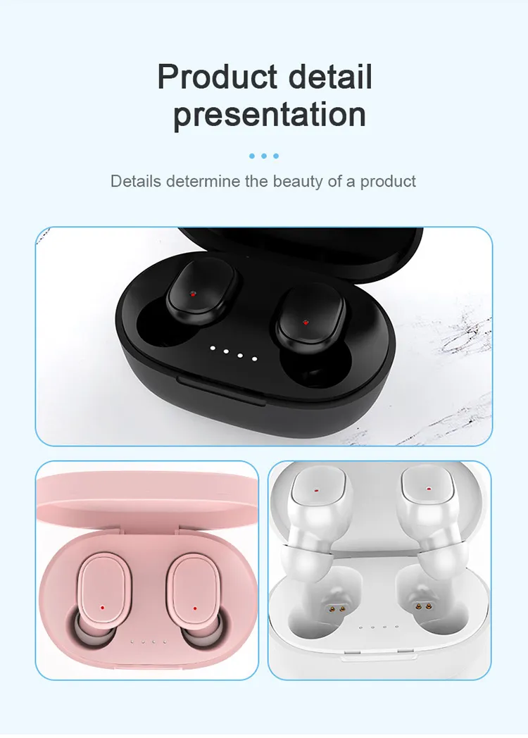 Description Picture 6 of itemBluetooth Headphone - Wireless Earphones with Stereo Sound, Sport Earbuds, Microphone, and Charging Box