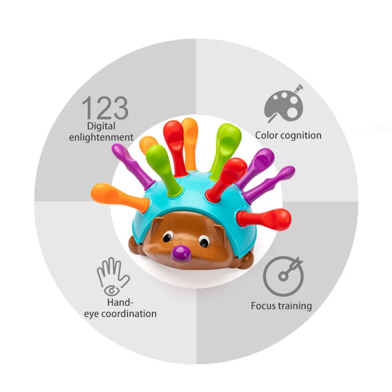 Description Picture 4 of itemEarly Education Toy Focused on Children's Fine Motor Skills and Hand-Eye Coordination - A Fun Insert and Fight Toy for Ages 1-3 Years