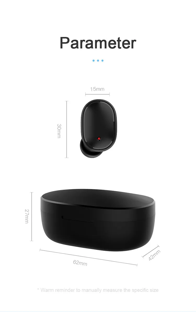 Description Picture 1 of itemBluetooth Headphone - Wireless Earphones with Stereo Sound, Sport Earbuds, Microphone, and Charging Box