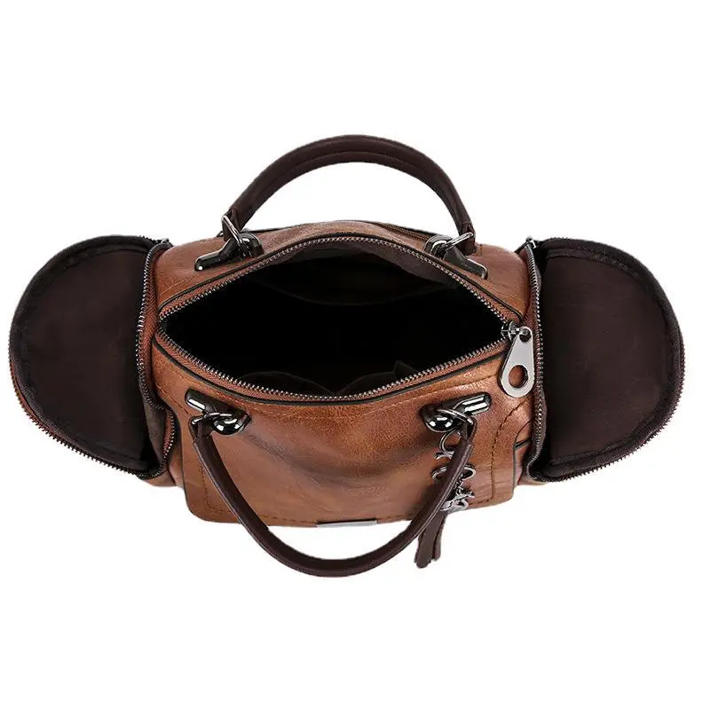 Description Picture 4 of itemYogodlns Women's Handbag - Large Capacity Shoulder Bag with Fashionable Zipper Crossbody Design and Removable Strap for Versatile Style