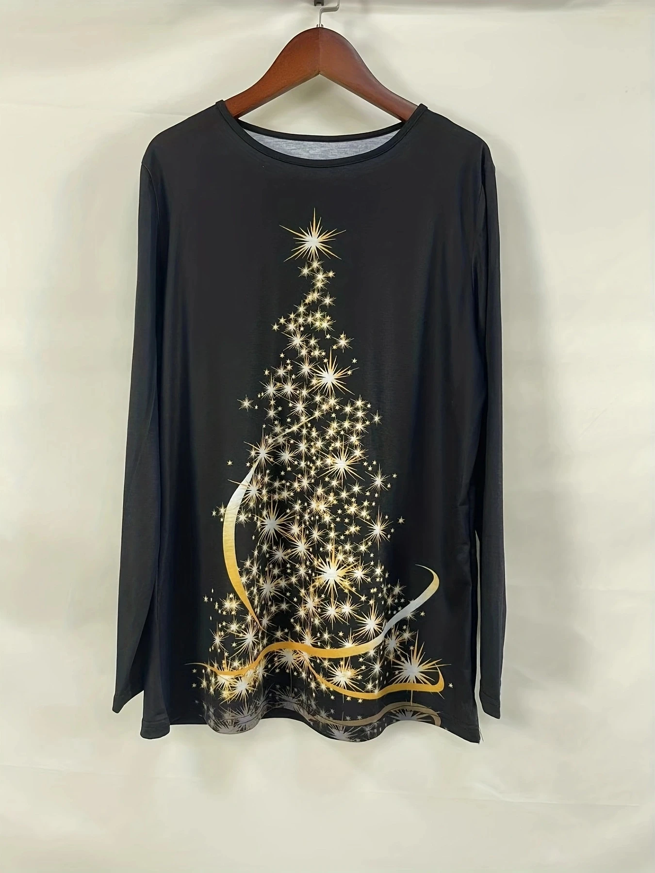 Description Picture 2 of itemСasual Christmas Long-sleeve T-shirt For Ladies