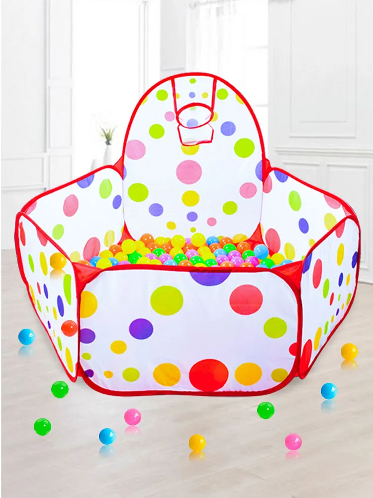 Description Picture 3 of item Children's Ocean Ball Pool with Basketball Basket - Bobo Pool Toy, 0.9M Diamete