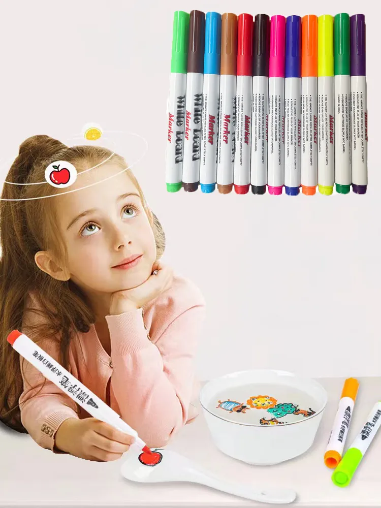 Description Picture 2 of itemMagical Water Painting Pen - Colorful Markers with Floating Ink - Doodle Water Pens for Children, Montessori Early Education Toys