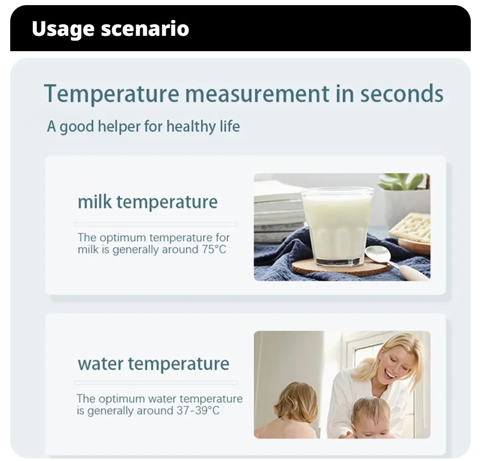 Description Picture 6 of item1PCS Food Thermometer TP300 - Digital Kitchen Thermometer for Meat, BBQ, and Electronic Oven