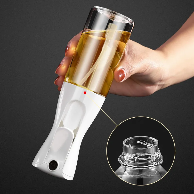 Chef's Delight Oil Spray Bottle Set - 200/300ml BBQ Cooking and Baking Essential, Olive Oil Sprayer, Kitchen Oil & Vineg Dispenser