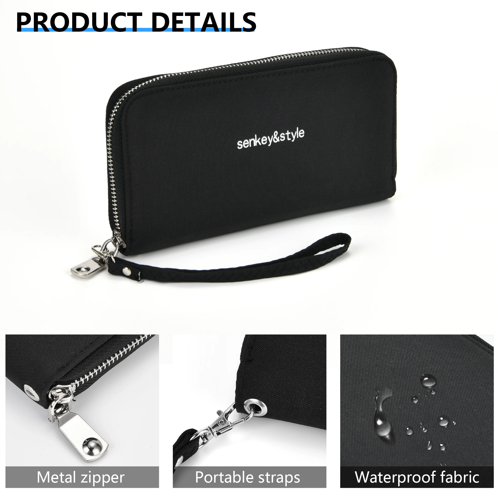 Description Picture 3 of itemLuxury Style Women's Long Wallet, Elegant Evening Clutch and Card Holder for Ladies