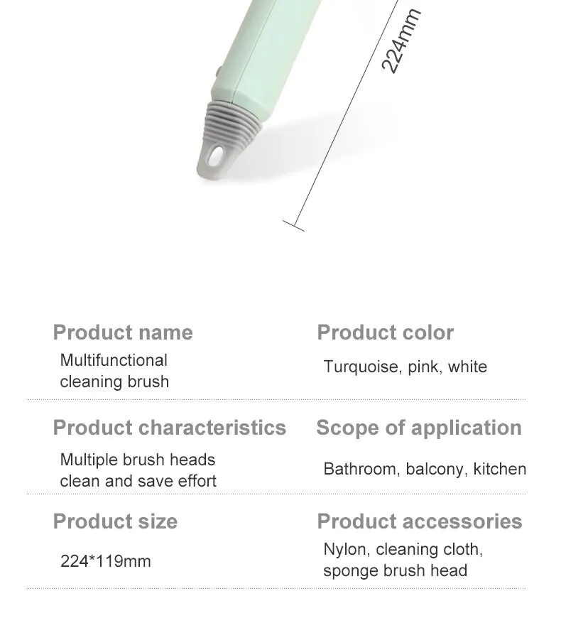 Description Picture 5 of itemMulti-functional Electric Cleaning Brush - USB Rechargeable, Electric Rotary Scrubber for Household Appliances