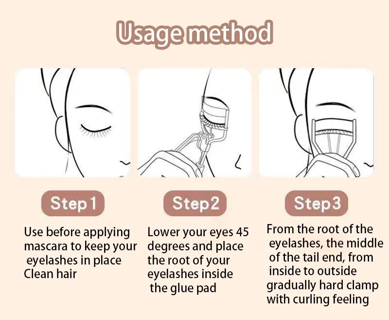 Description Picture 5 of itemProfessional Rose Gold Eyelash Curler - Precision Eyelash Cosmetics Makeup Tool for Quick Styling, Compact, and Portable Beauty Accesso