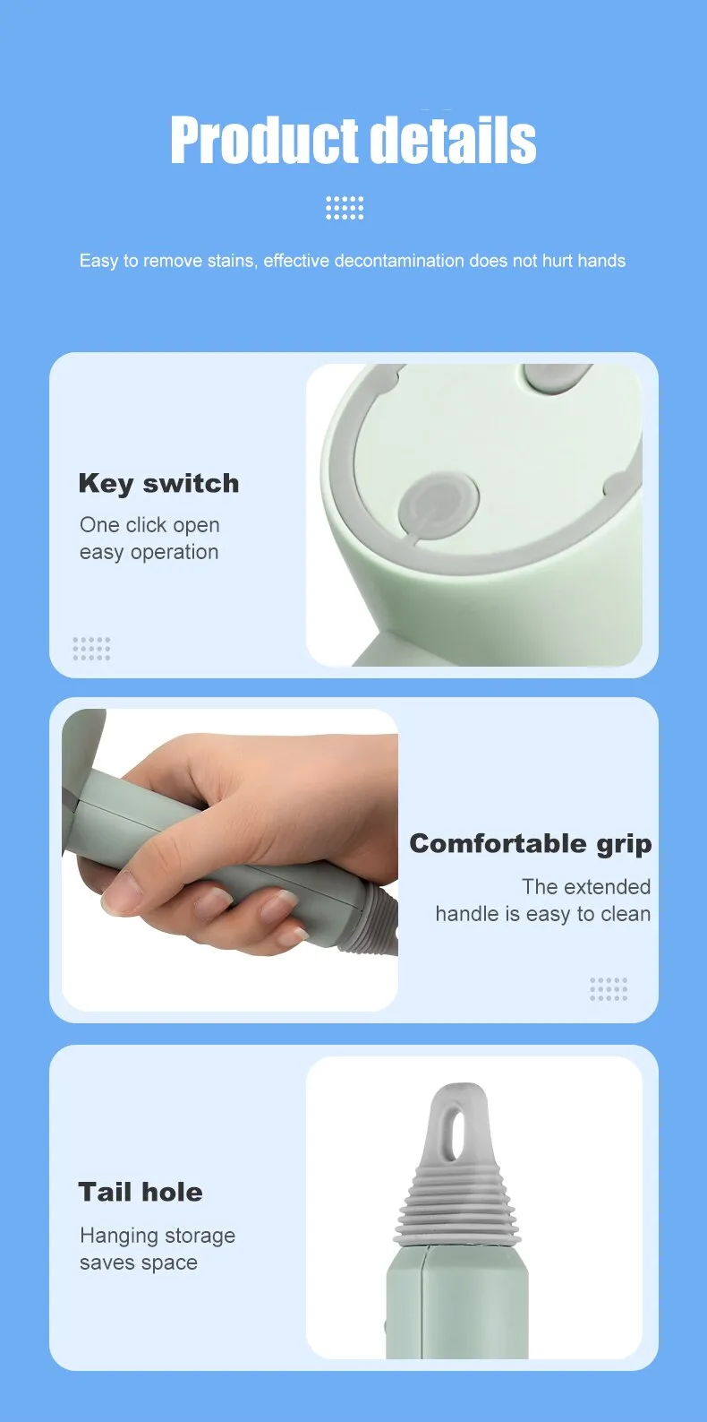 Description Picture 6 of itemMulti-functional Electric Cleaning Brush - USB Rechargeable, Electric Rotary Scrubber for Household Appliances