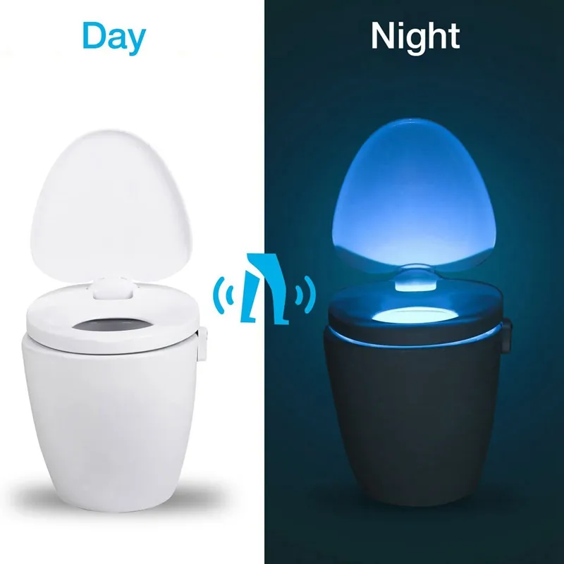 Description Picture 6 of itemIlluminate the Night with Smart PIR Motion Sensor Toilet Seat Night Light – 8 Colors, Waterproof Design for a Bright and Stylish Toilet