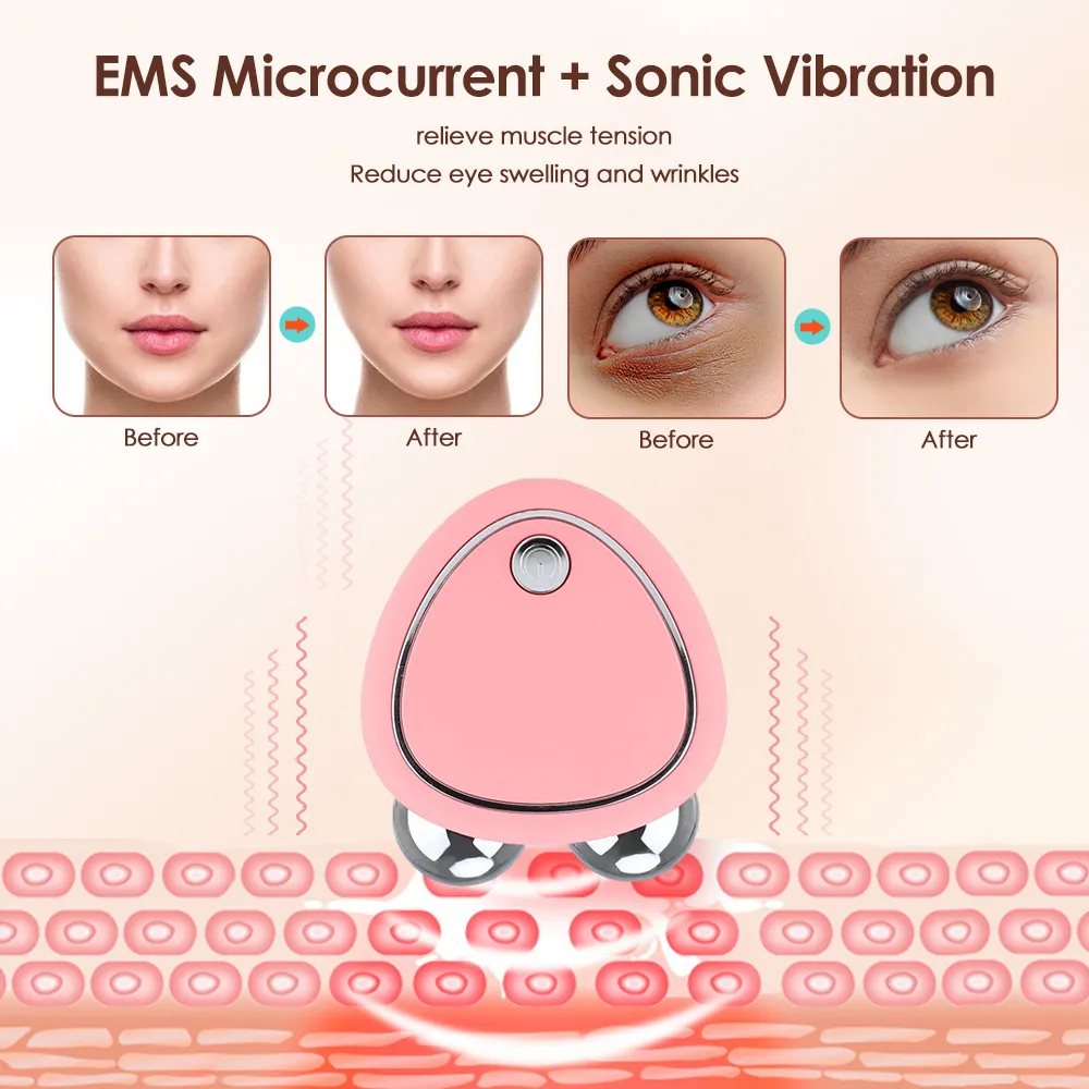 Description Picture 6 of itemPortable Electric Face Lift Roller Massager - EMS Microcurrent Sonic Vibration for Facial Lifting and Skin Tightening