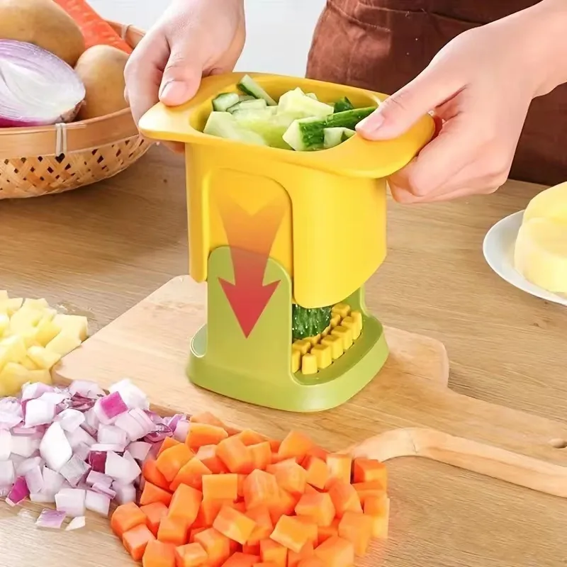Description Picture 5 of itemMultifunctional Vegetable Chopper - Onion Dicing Artifact, French Fries Slicer - Your Ultimate Kitchen Gadget