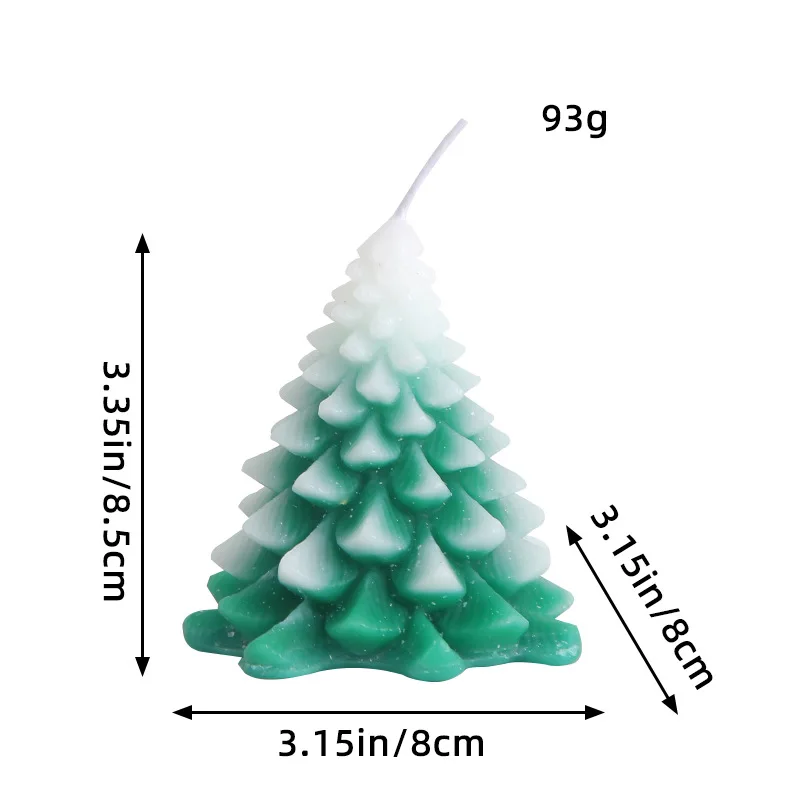 Description Picture 1 of itemChristmas Tree Candle with Cedar Aroma - Perfect Festival Gift and Christmas Decoration
