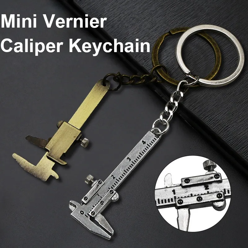 Description Picture 5 of itemMini Vernier Caliper Keychain, Stylish Car Key Accessory for Measuring and Gauging