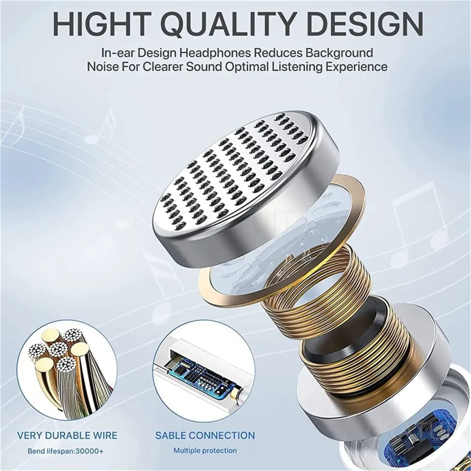 Description Picture 5 of itemiSonic Harmony: Original Wired and Bluetooth Headphones for Apple iPhone 14, 13, 12, 11 Pro Max, XR, 7, 8, 6, 6s Plus