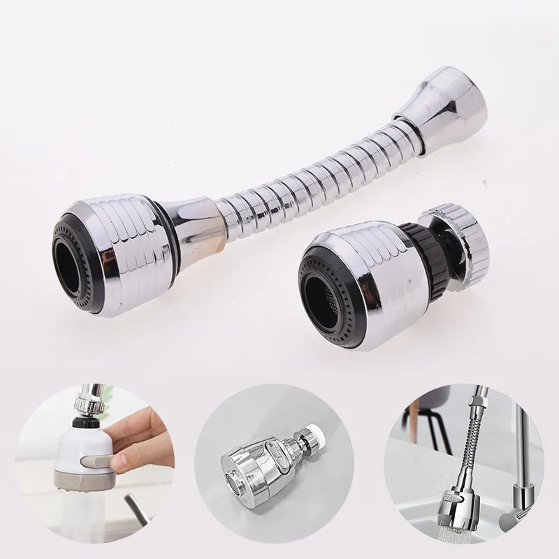 Description Picture 3 of item360° Faucet Extension Tube with Water-Saving Nozzle: Adjustable Kitchen and Bathroom Faucet Accessory