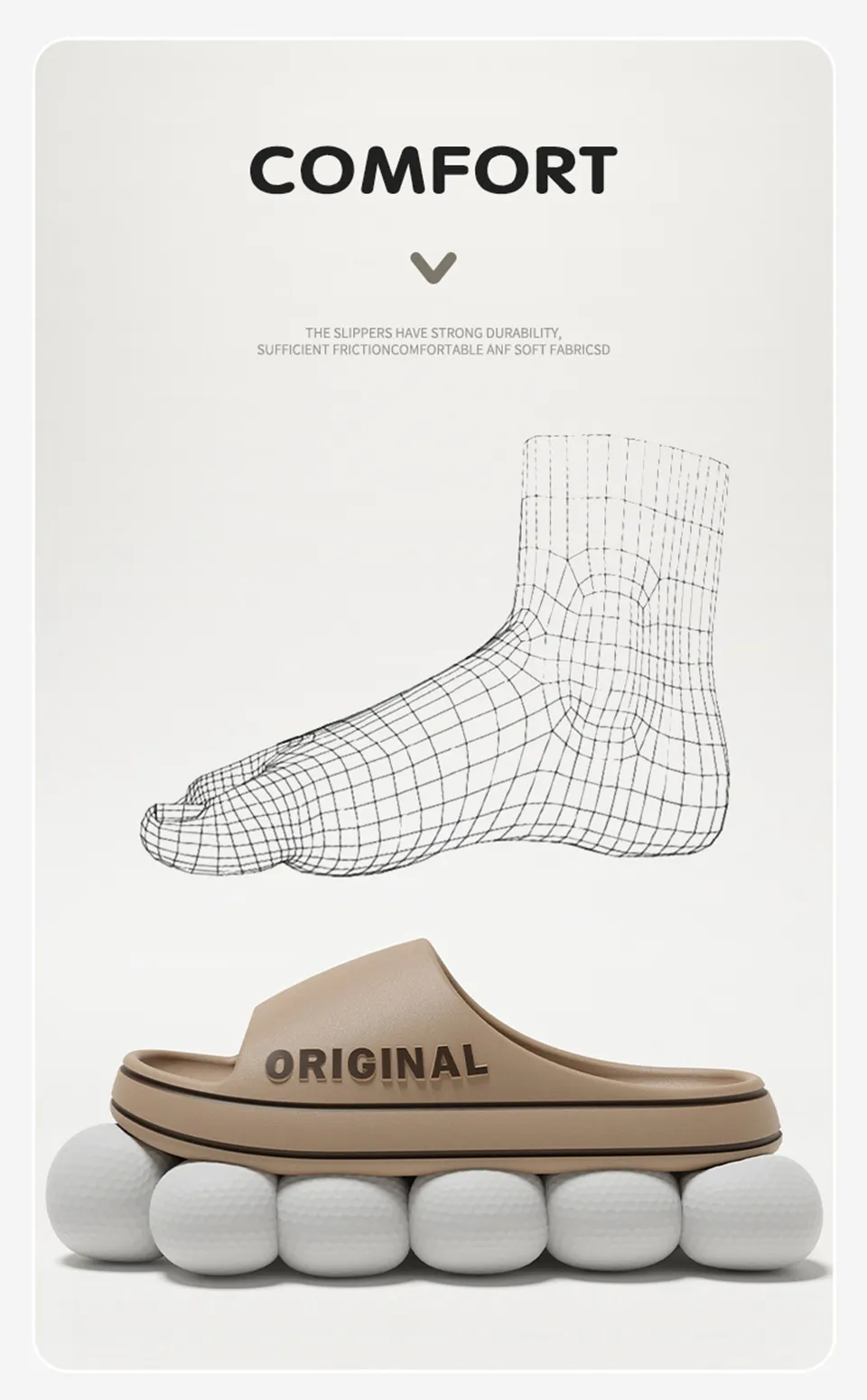 Description Picture 3 of itemMen's Ultra-Light Thick Sole Summer Beach Slippers