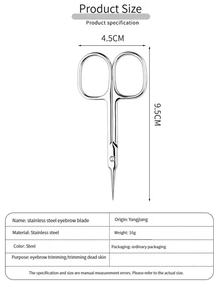 Description Picture 4 of itemCurved Tip Cuticle Regrowth Cutter, Professional Stainless Steel Dead Skin Scissors for Nail and Pedicure Grooming