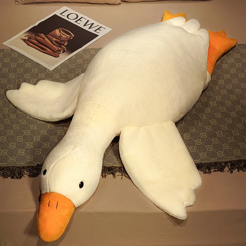 Description Picture 3 of itemGoose Plush Toy: Super Soft Stuffed Animals, Huggable Pillow in the Form of a Yellow Duck Peluche - Perfect Birthday Gift for Kids