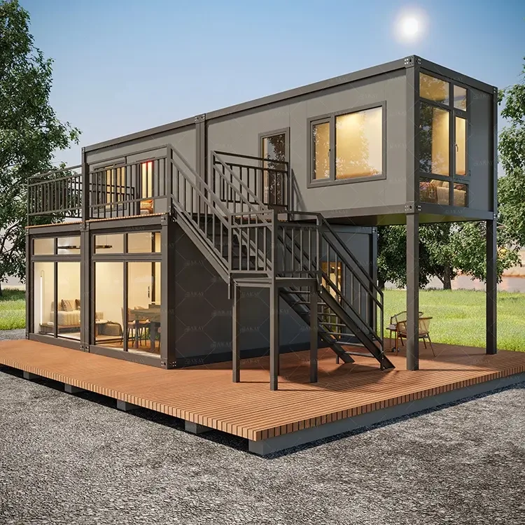 Customize 12? 24? 36? prefabricated modular container house with kitchen,bathroom,bedroom mobile prefab home villa homestay