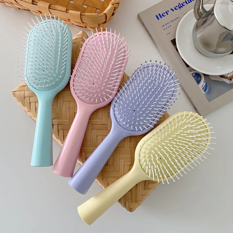 Ins Relaxing Elastic Massage Comb Portable Hair Brush Massage Brush  Brushes Head Combs Scalp Massage Brush Wet And Wavy Bundl