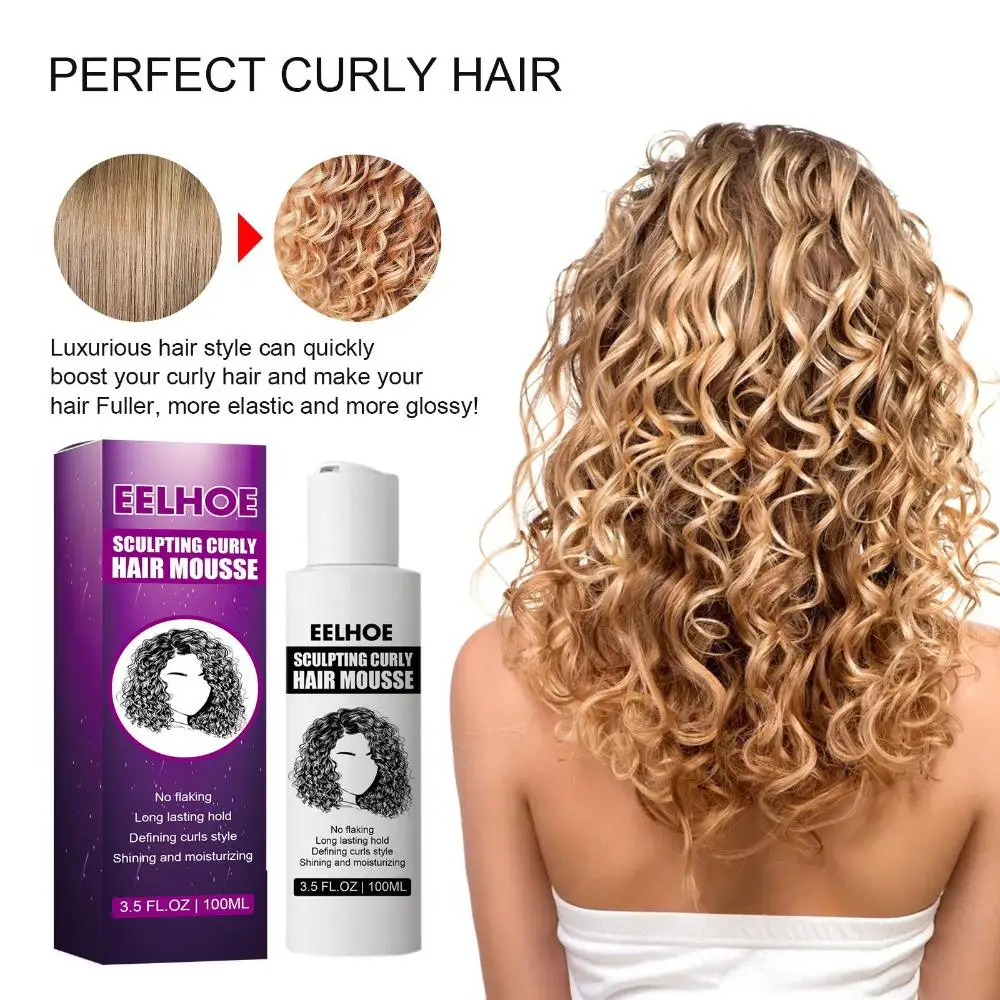 Professional Curl Hair Boost Defining Cream Hair Repairing Frizz Control Color Treated Curl Moisturizer Curl Treatment Wavy Hair