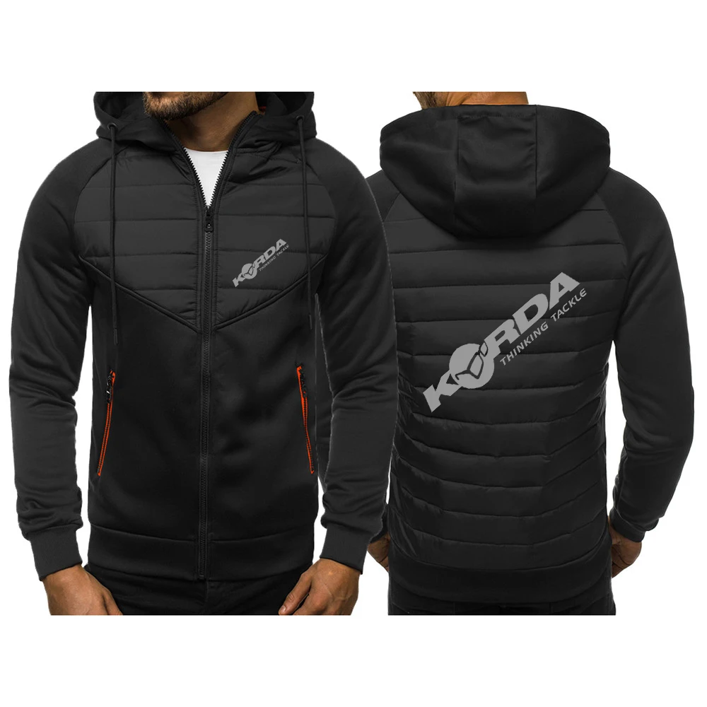 Korda Inspired Tribute 2023 Men's Autumn Printing Hoodies Classic Fashion Casual Long Sleeve Solid Color Zipper Jacket Coat
