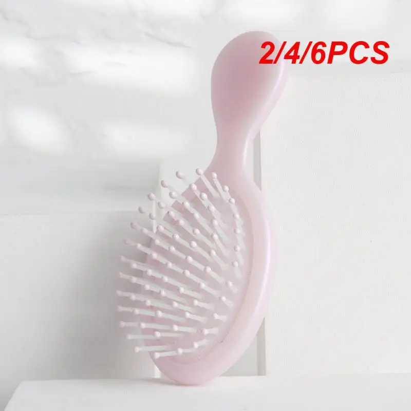 2/4/6PCS Mini Comb Ladies Portable Small Air Cushion Massage Comb for and Children Small and Cute Styling Tools