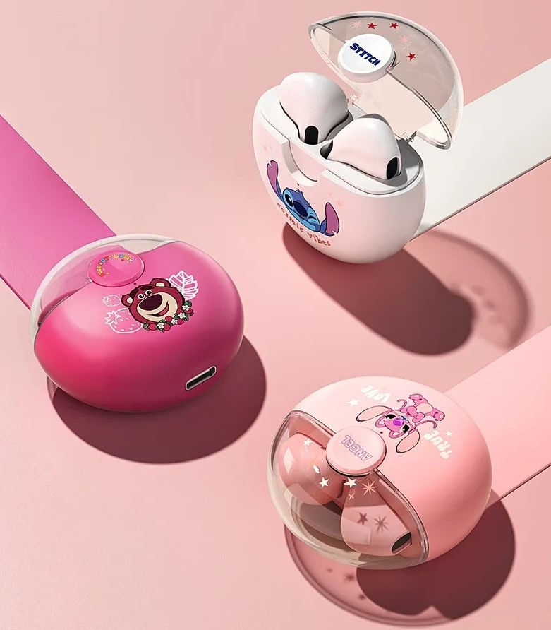 Iconic Brand Q50 Stitch Angel Wireless Bluetooth 5.3 Earphones - HiFi Surround Sound, Smart Touch, Long Battery Life