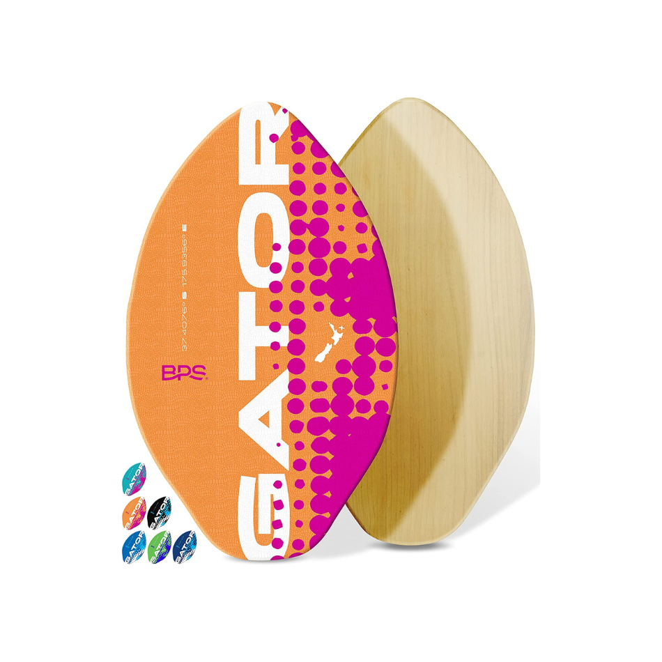 'Gator' Skimboards with Colored EVA