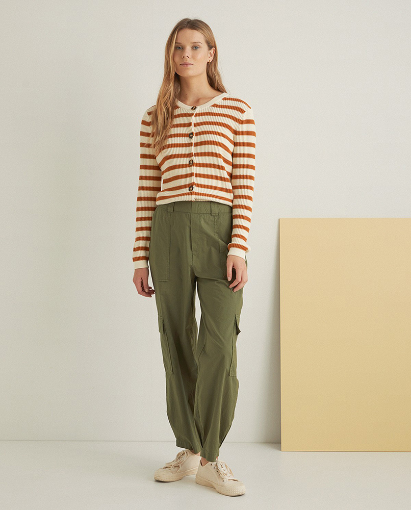 100% COTTON CARGO TROUSERS