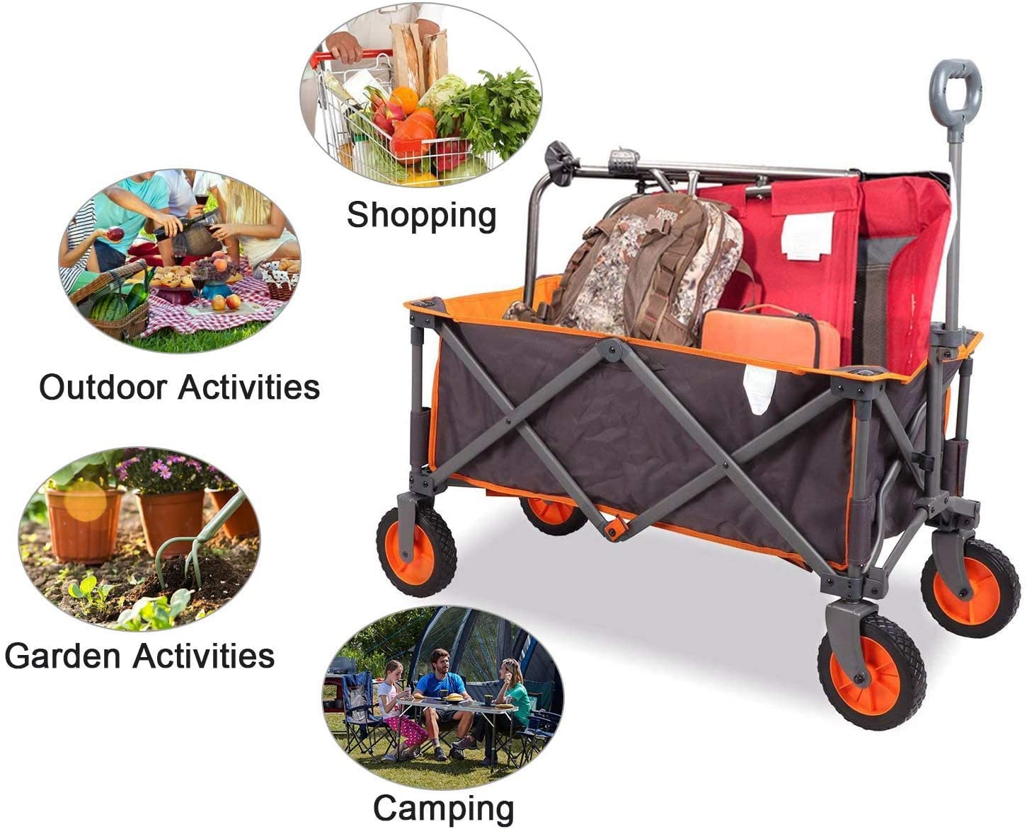 Description Picture 5 of itemCollapsible Folding Utility Wagon 
