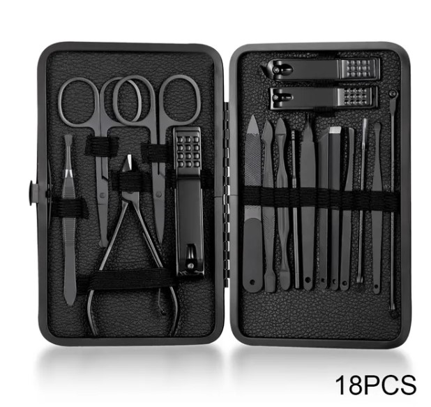 18pcs black