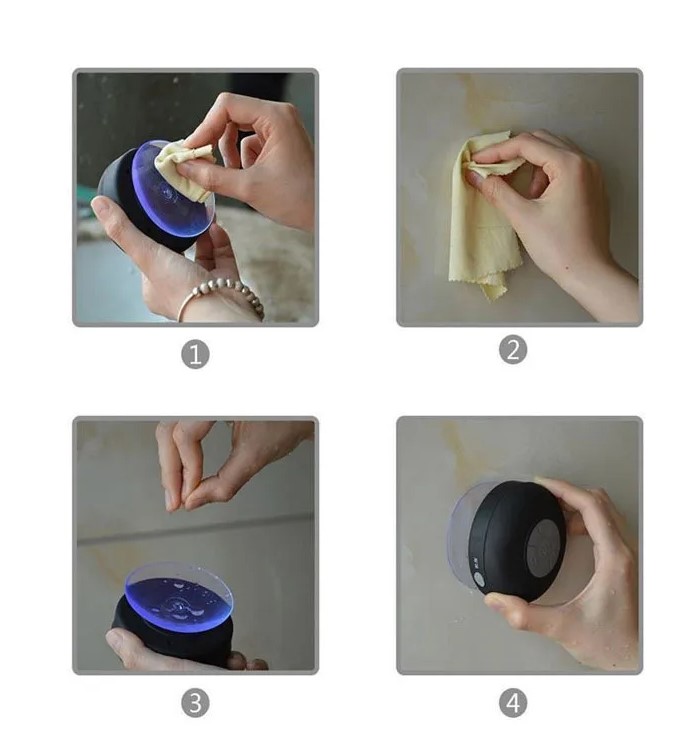 Description Picture 5 of itemPortable Waterproof Bluetooth Shower Speaker - Hands-Free Car Loudspeaker for Phone Calls and Music Playback