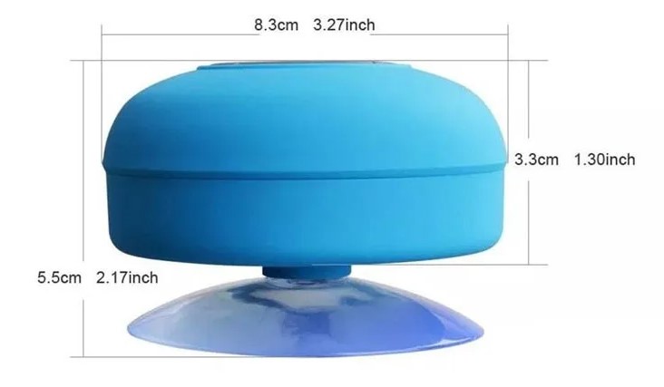 Description Picture 4 of itemPortable Waterproof Bluetooth Shower Speaker - Hands-Free Car Loudspeaker for Phone Calls and Music Playback