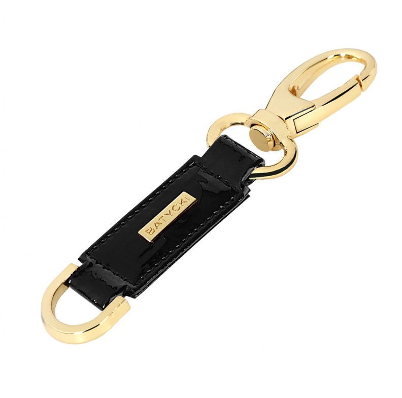 KEYRING CLASSIC vernice black