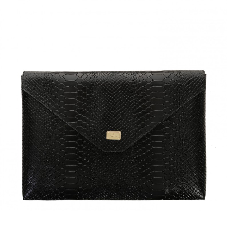 MacBook leather case BLACK