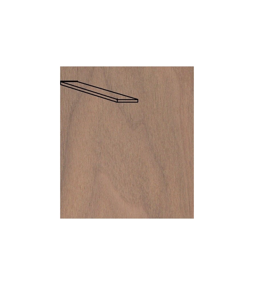 American Walnut Veneer Pack 0.6 x 5 x 1000 mm (25 Pcs.)