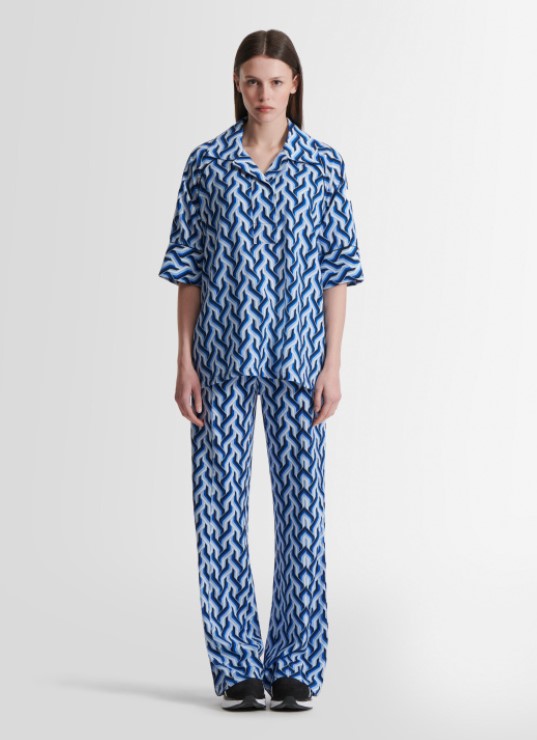 GENEVIEVE PRINT POLO