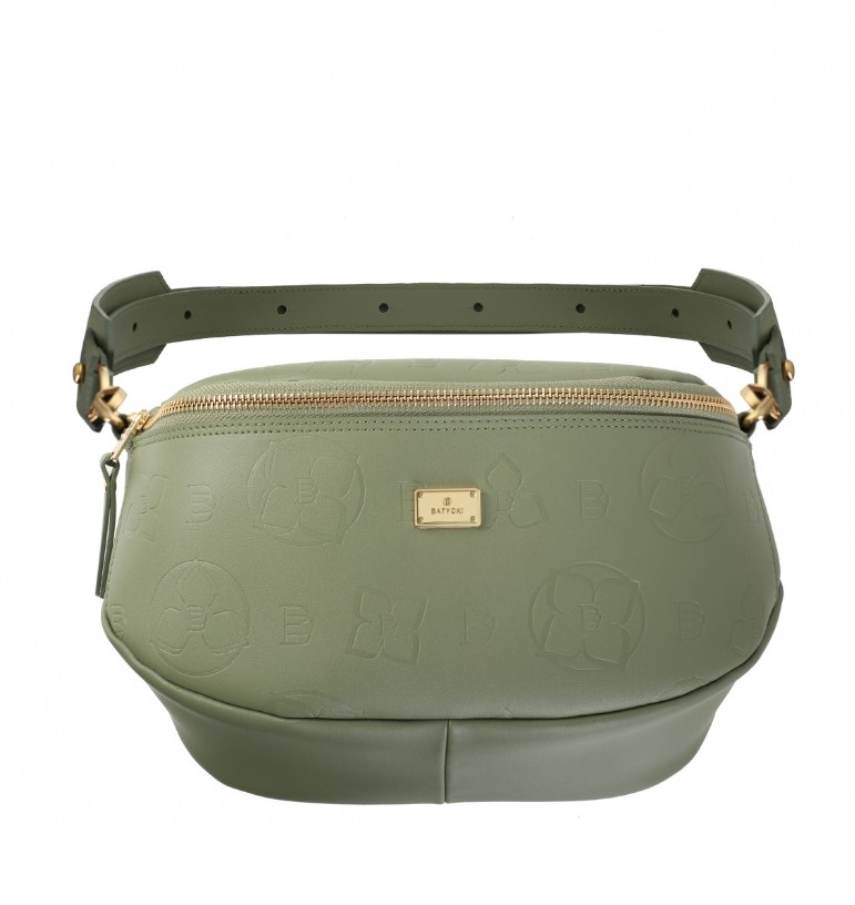 TO GO NAPA OLIVE leather bag for women