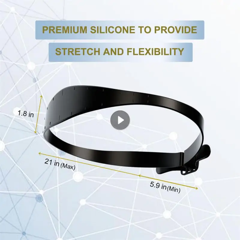 Styling Template Hair Styling Hair Styling Tool Guide Shaping Styling Neck Hair Trimming Belt Long Size Adjustable Home Haircuts