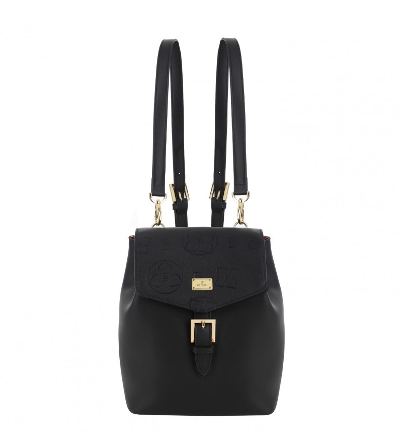 VICTORIA NAPA BLACK leather backpack