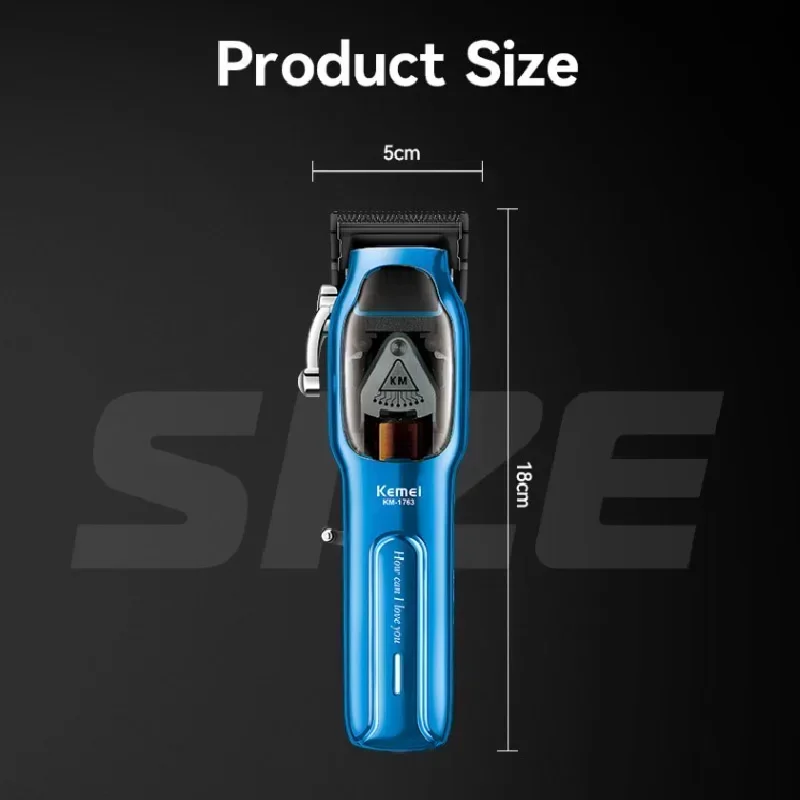 Kemei Professional Men's Hair Clipper Rechargeable Beard Hair Trimmer For Men Electric Hair Cutter Machine Precision