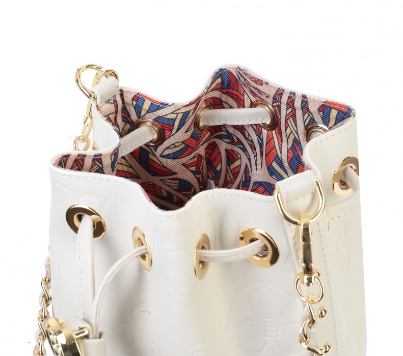 Women's handbag MILANO NAPA ECRU leather bag
