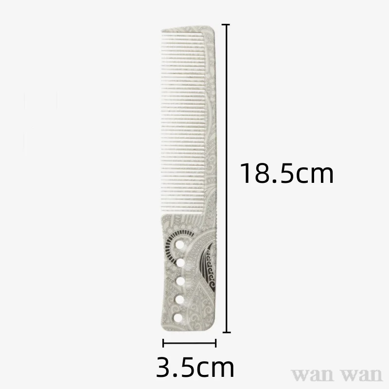 Retro Short Hair Haircut Comb Men's Flat Hair Comb Barber Shop Hairdressing Brush Hair Salon Hairdresser Styling Tools Y0124