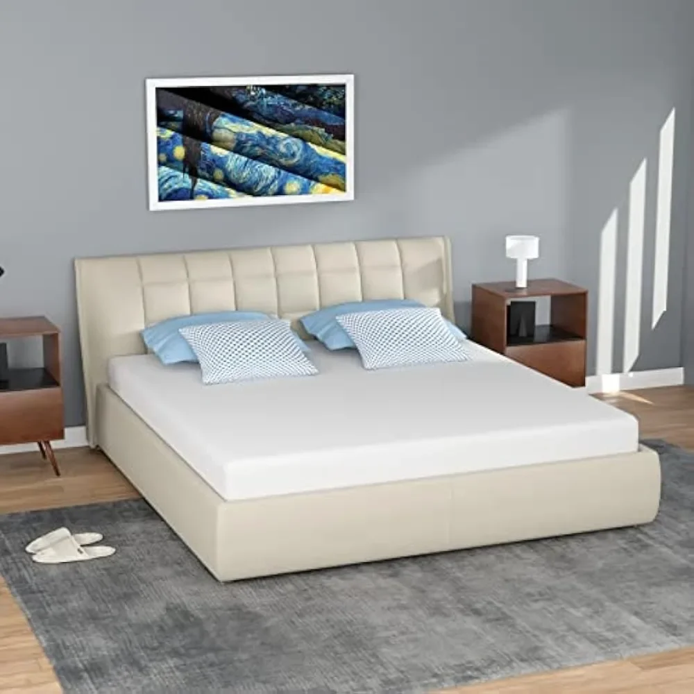6/8/10/12 inch Gel Memory Foam Mattress for Cool Sleep & Pressure Relief, Medium Firm Mattresses CertiPUR-US Certified/Bed-in-a