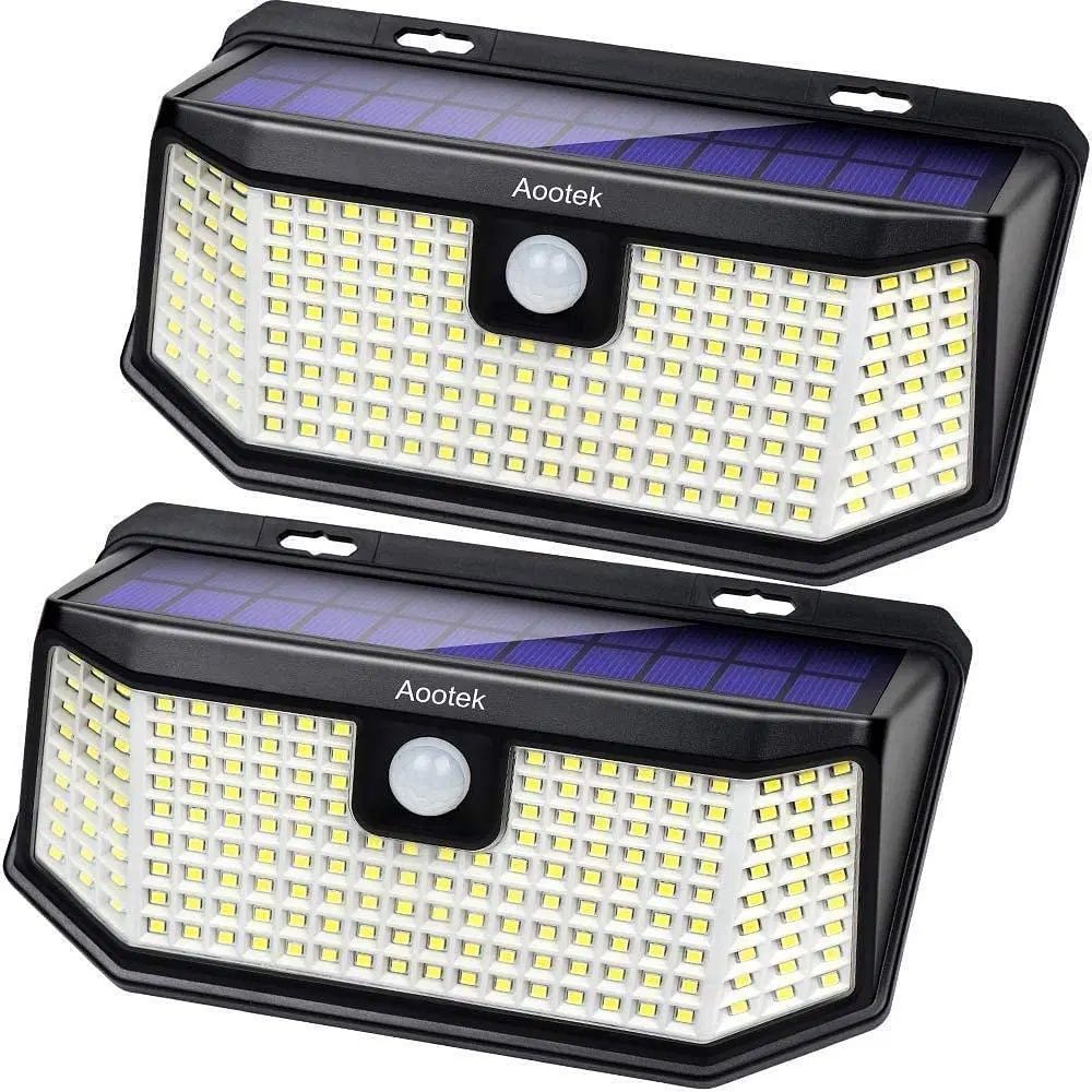 Solar lights outdoor 182 Leds 2500Lm
