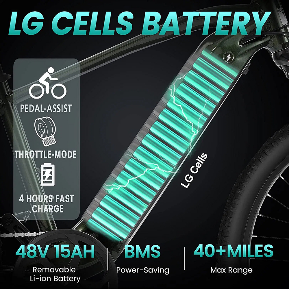  Electric Mountain Bike Adults 500W 27.5'' 