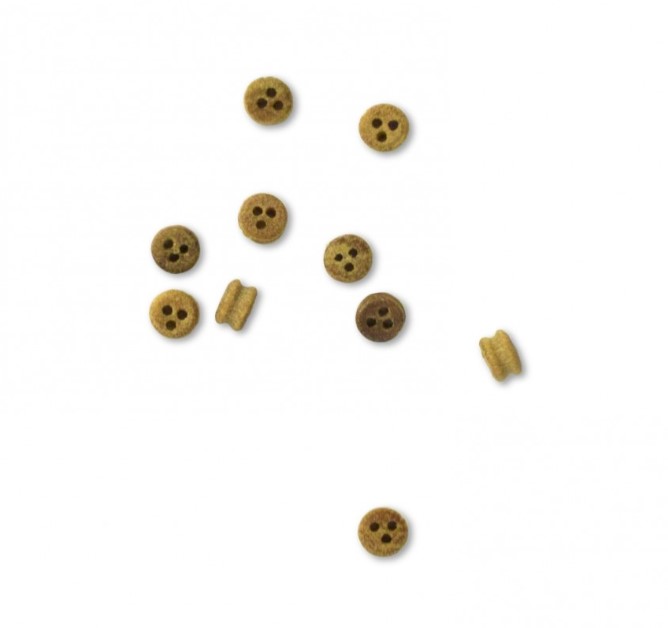 Deadeye in Boxwood Dia. 2.5 mm (10 Units) for Ship Modeling