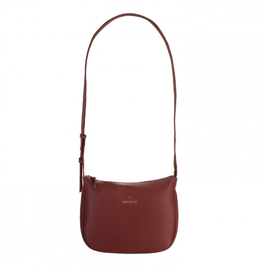 Women's leather bag SAMI floter brandy